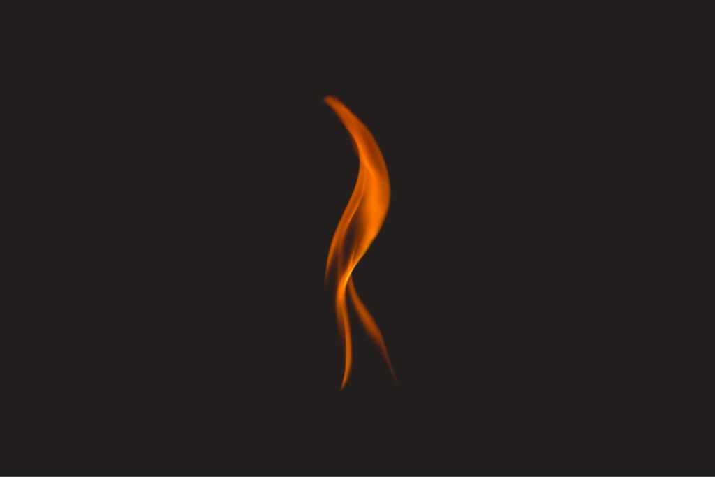 Le Feu : Flamme représentant l'élément Feu dans l'univers d'Alchymia Elyanna